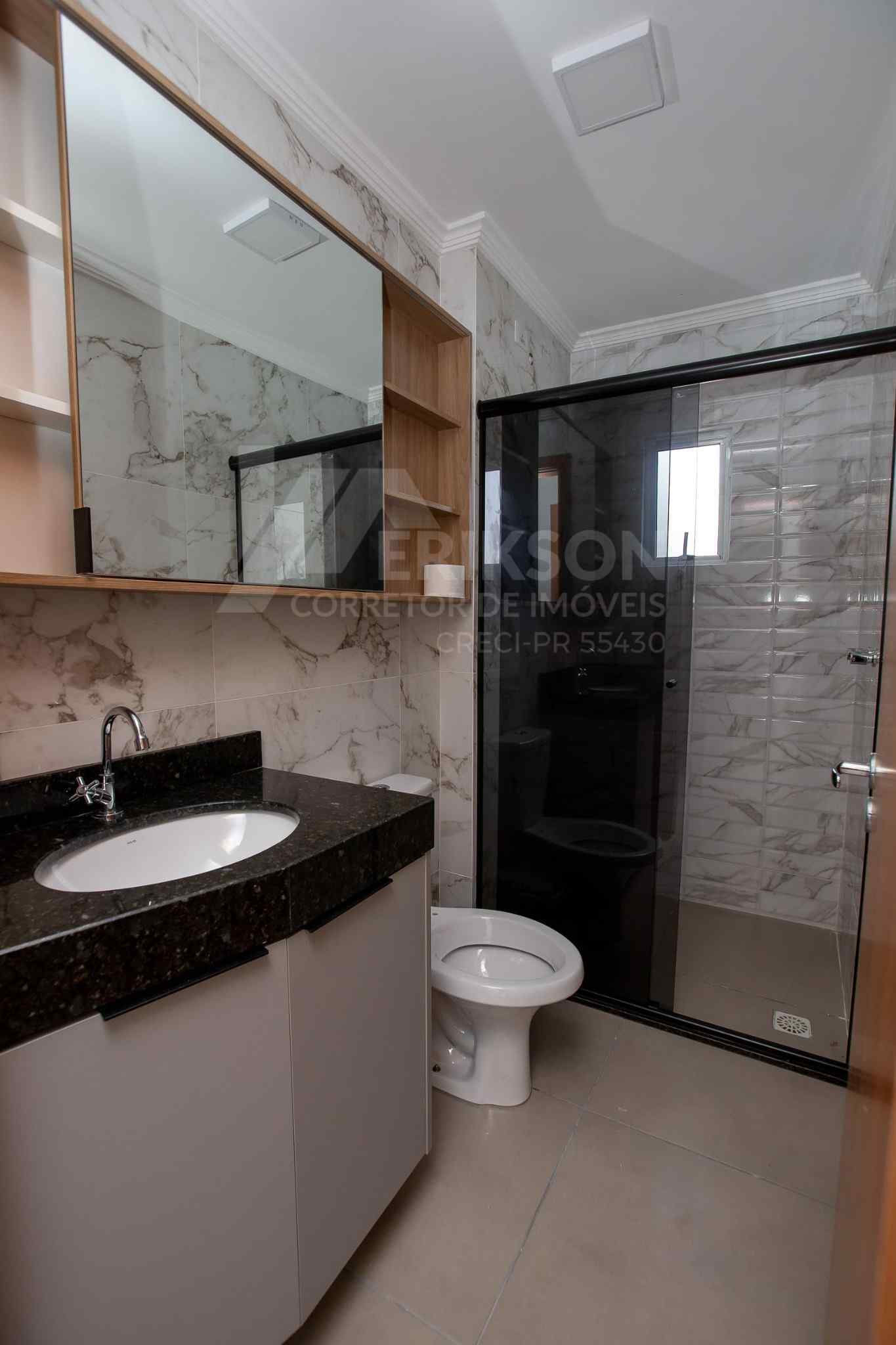 apartamento-pinhais-banheiro-box Banheiro da suíte em apartamento à venda em Pinhais